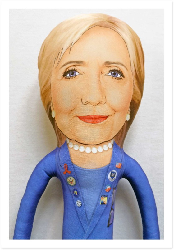 Image 1 of Hillary-Clinton-Geschenk | Politisches Geschenk | Dekoration für Anwaltskanzleien | Politische Kunstpuppe
