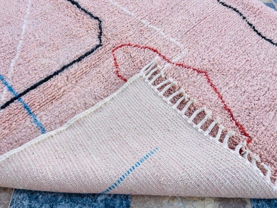 Image 1 of Tapis en laine naturelle tissé main traditionnelle taille 150/300 cm