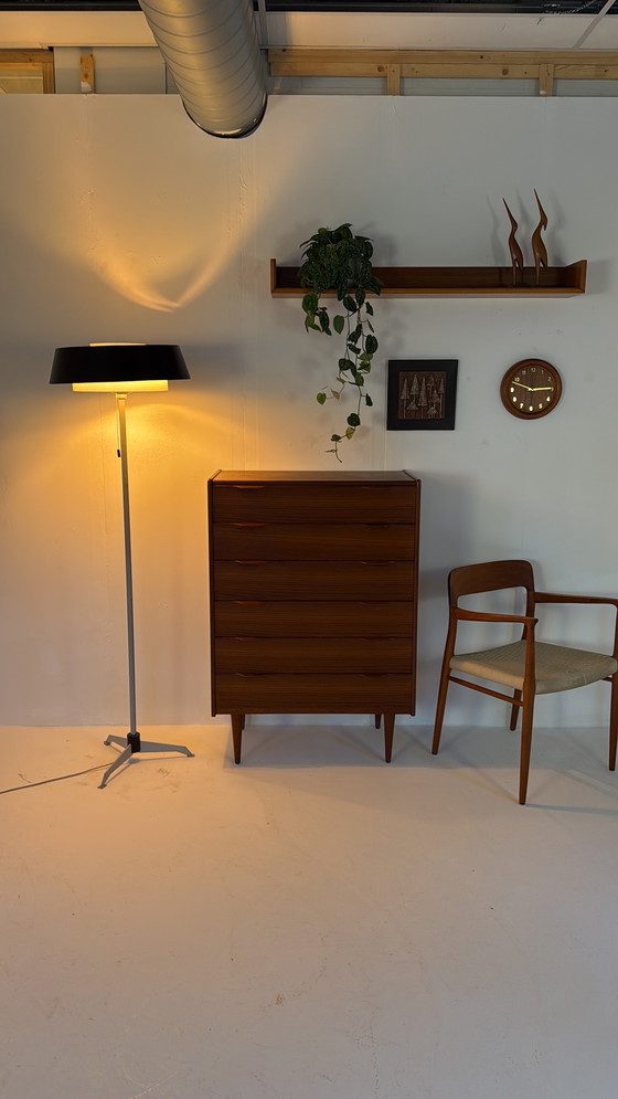 Image 1 of Lampada da terra vintage ST-7128, Niek Hiemstra, Evolux '50