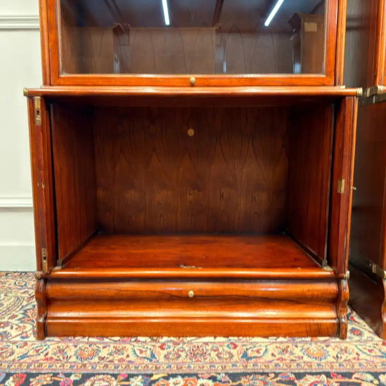 Acquistare un set di librerie inglesi originali Globe Wernicke? - Ampia scelta!, Ottone, Legno, Marrone (foto 14 di 15)