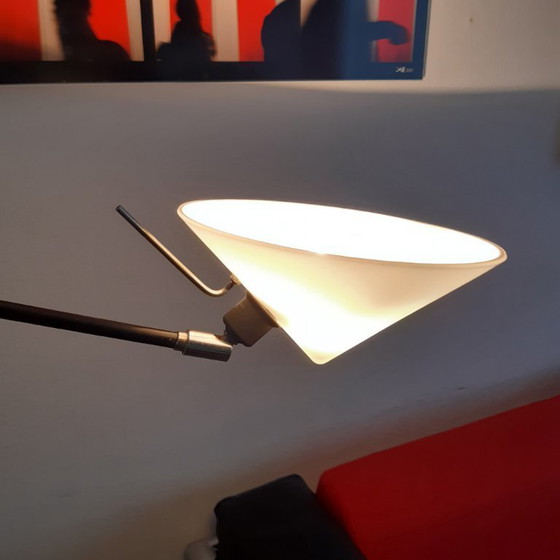 Image 1 of Lampada da terra a braccio singolo regolabile Pola Design Amstelveen, stile Memphis