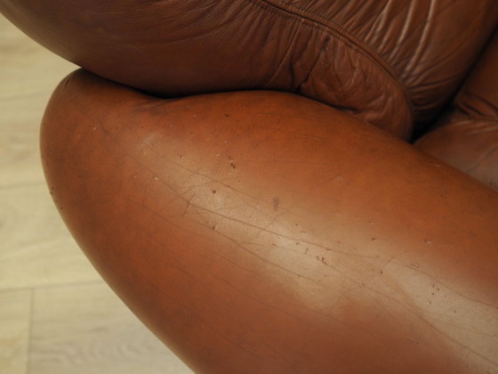 Image 1 of Bruine fauteuil, Italiaans design, jaren 70, productie: Italië