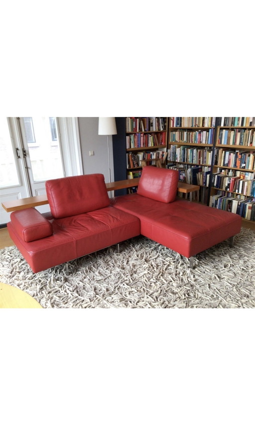 Rolf Benz leren bank