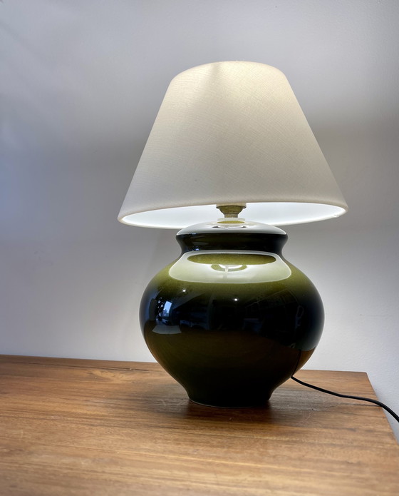 Image 1 of Vintage ceramic ball lamp