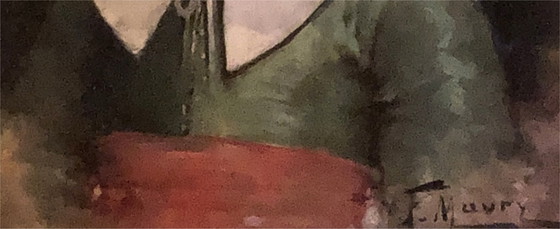 Image 1 of Oil on panel by François Maury (1861–1933) Portrait of a Musketeer – French School, late 19th century