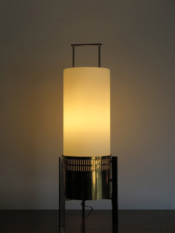 Large Stilnovo Table lamp, 1950s – Brass (photo 2 of 14)