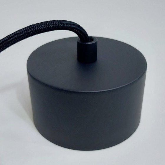 Pantone black - 3 new Pendant lamps - DENEB Cap-hanger, rvs, Textile (photo 3 of 5)