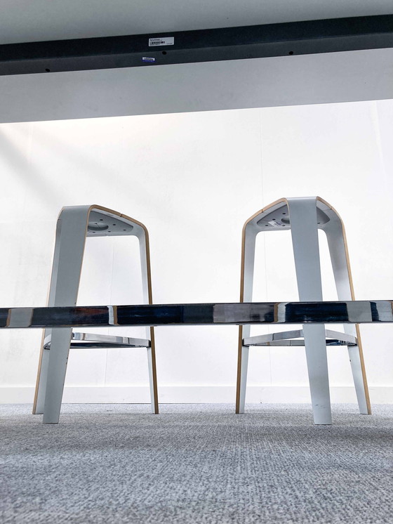 Image 1 of Mesa de conferencias Brunner Hoc con cuatro sillas