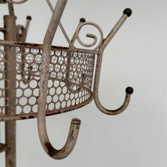 Image 1 of Appendiabiti da terra in ferro battuto 1950