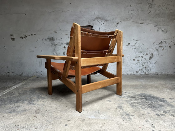 Image 1 of Kurt Østervig Hunting chair Deens design fauteuil eik leder