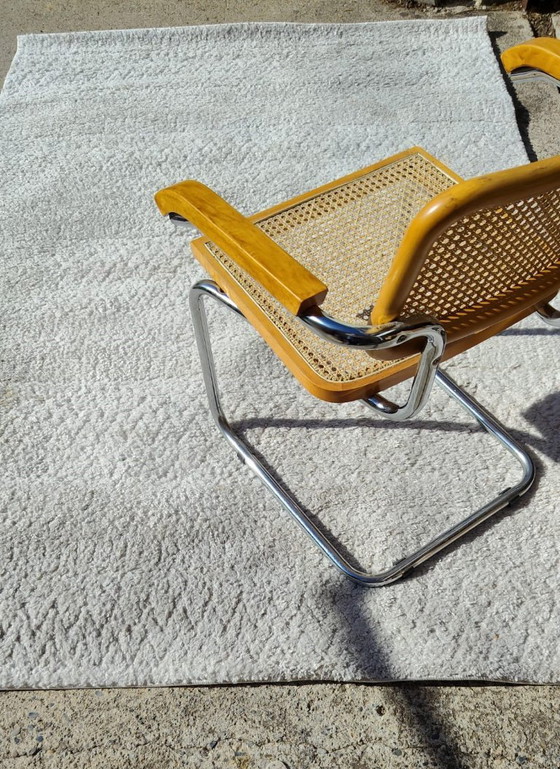 douceur d'intérieur Tappeto Rettangoli Frisé Rilievo, bianco sporco, 160 x 230 cm, Tappeti, Poliestere, Crema (foto 6 di 8)