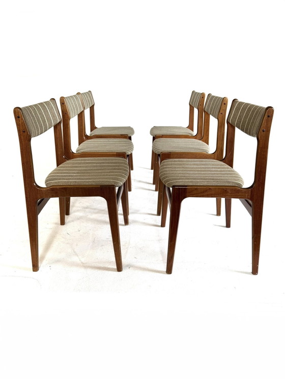 Image 1 of 6x vintage dining chair Erik Buch, OD Møbler '60