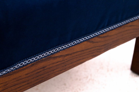 Image 1 of Poltrona Art Déco con schienale regolabile, Polonia, anni Quaranta.