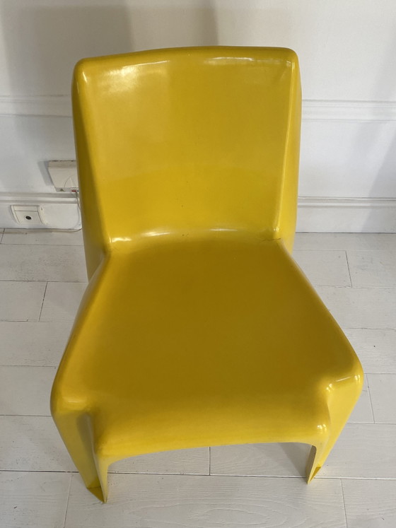 Helmut BATZNER stoelen model BA1171 – bofinger, Eetkamerstoelen, Fiberglass (photo 2 of 11)