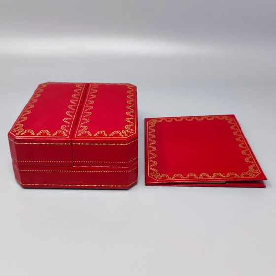 Image 1 of Wunderschöner Cartier-Wecker Pendulette aus den 1980er Jahren. Hergestellt in der Schweiz.