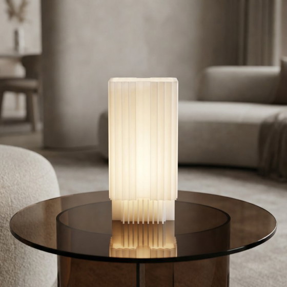 Image 1 of Minimalist Table Light with Warm Glow – Modern Scandinavian Design
