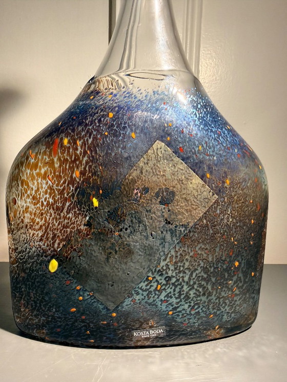 Image 1 of Jarrón "Satélite" Kosta Boda firmado por Bertil Vallien - Bronce oscuro grande (Modelo 89253)