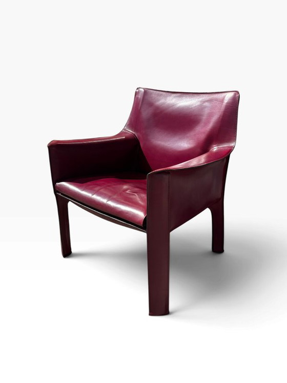 Cab 414 Stuhl von Mario Bellini für Cassina, Sessel (Foto 2 von 8)