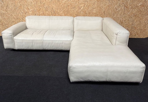 Divano angolare in pelle Rolf Benz Mio