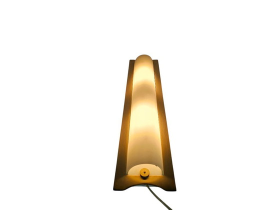 Image 1 of EF Frantzen - lampada da parete - vetro smerigliato - ottone - Danimarca - anni '90