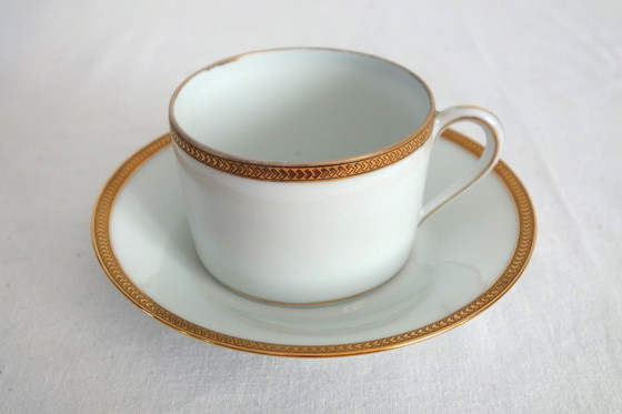 Image 1 of 2 Tassen mit Untertassen Charles Haviland, Mitte 20.