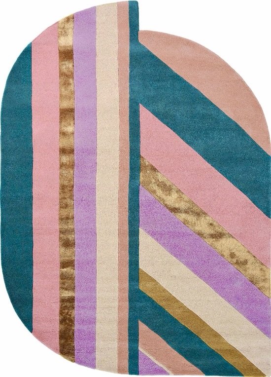 Tapis Brink en Campman TB Jardin Pink 160902, Brink & Campman, Laine, Multicolore (photo 8 sur 8)