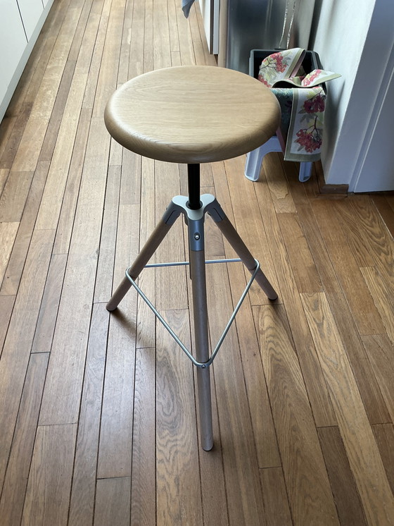 Image 1 of Girsberger Height Adjustable Studio Stool/Bar Stool