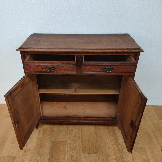 Image 1 of Credenza, cassettiera e comò antichi francesi vintage, mobili da bagno