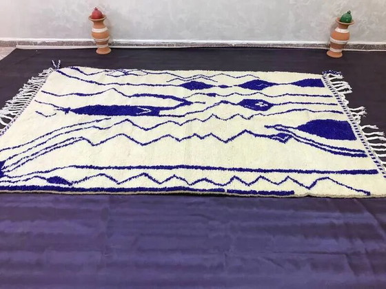 Alfombra marroquí de lana natural 250cmx150cm – Wool, Bohemian (photo 9 of 10)