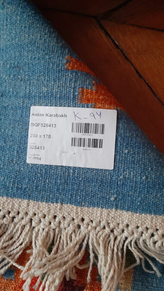 Image 1 of Tapis Kilim Karabakh 240x170cm fait main