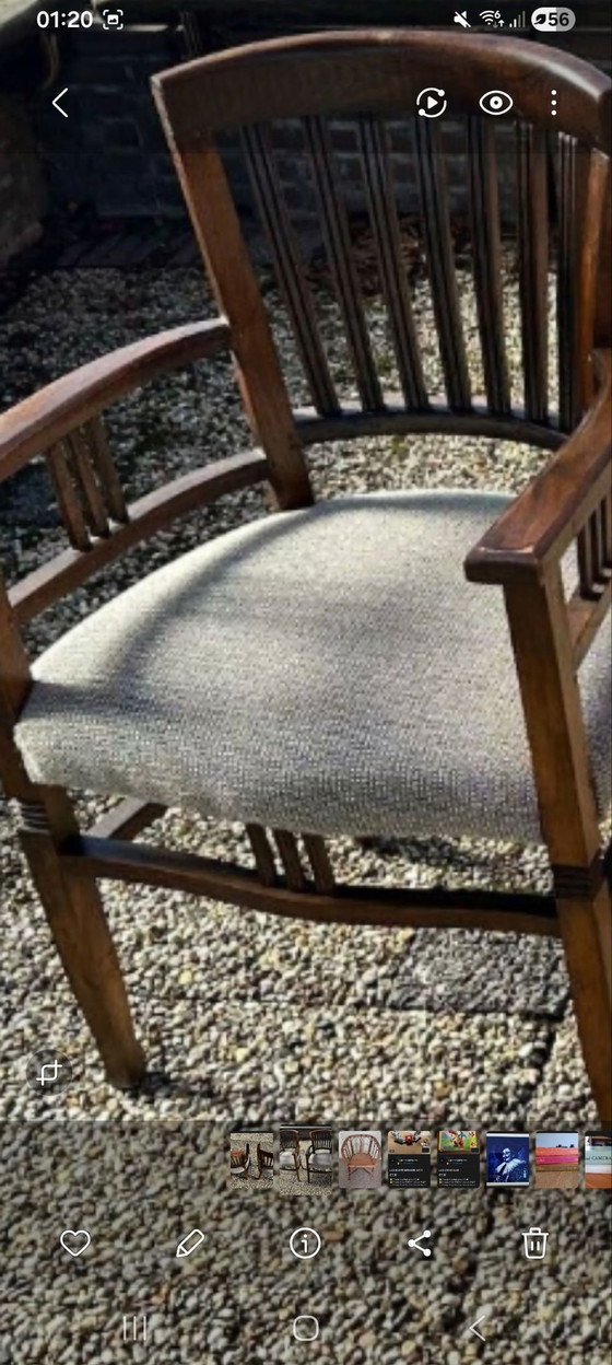 2 BANNINK "TOOROP" CHAIRS – Dining chairs, Wood (photo 3 of 6)