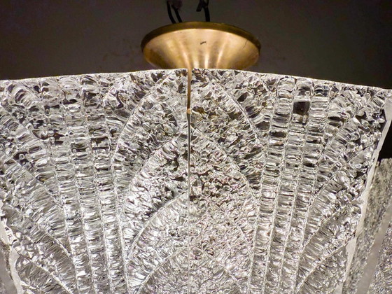 Image 1 of Grande lampadario/plafoniera di Barovier&Toso, vetro di Murano, Italia, anni '60, raro esemplare