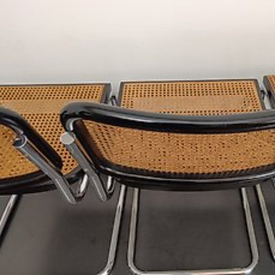 Image 1 of Set di quattro sedie B32 di Gavina della fine degli anni '60