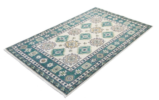 Origineel handgeknoopt Ziegler Kazak tapijt, 181 x 111 cm, nieuw en in uitstekende staat.