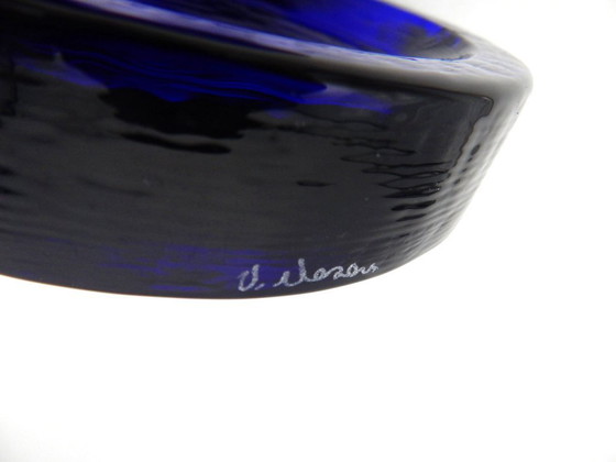 Image 1 of Par de ceniceros • Bandejas para baratijas • Eklettika Azul • Carlo Nason • Murano • 2000