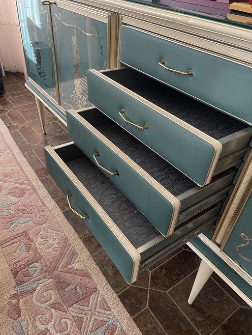 Mascagni Umberto - Designer 6er Esszimmer Einrichtung