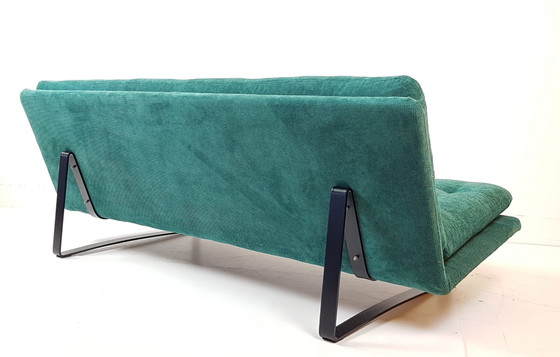 Image 1 of Artifort Kho Liang Le sofa | green sofa black frame new