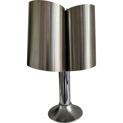 Vintage chrome table lamp, 1970
