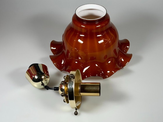 Image 1 of 60er 70er Jahre Peill & Putzler Germany Deckenlampe Glas Space Age Design