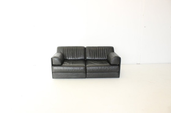 Image 1 of De Sede DS 76 Leather Sleeper Sofa Couch Design Desede Daybed