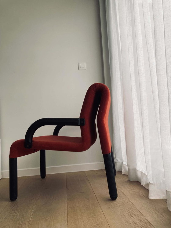 Sessel - Italienisches Design '80 – Plastic, Textile (photo 2 of 5)