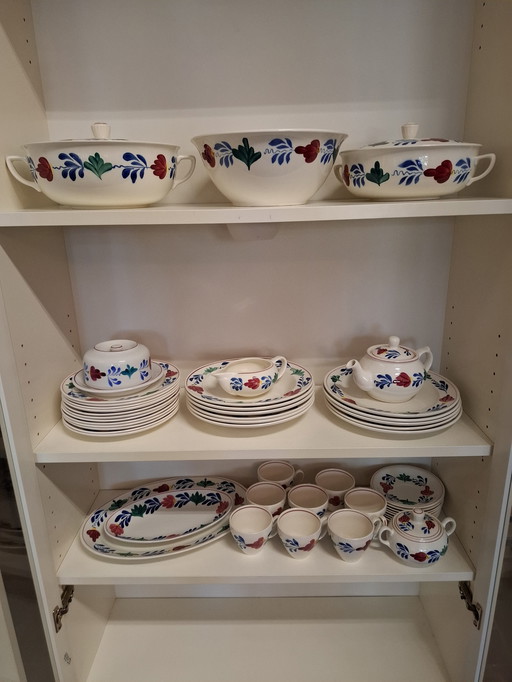 Royal Sphinx Boerenbont Dinnerware Set | 47 Pieces | Good condition