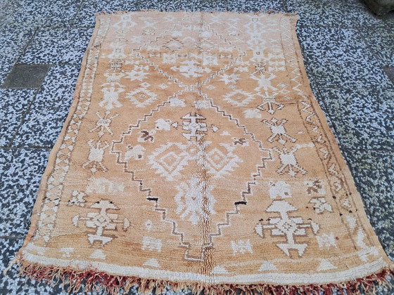 Image 1 of Hand-knotted Berber wool rug 170x115cm