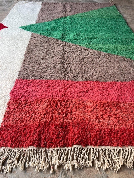 Tapis berbère en laine à motifs colorés traditionnel taille 1,5/2,5 m – Ahrend, vloerkleden en tapijten, Wool (photo 2 of 6)