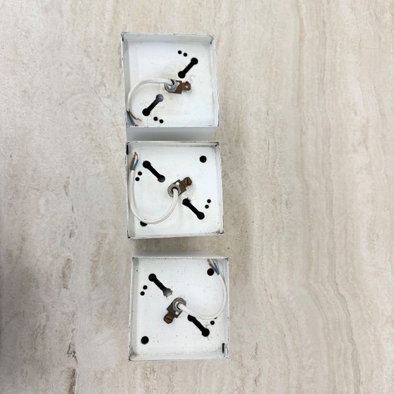 Image 1 of Set of 3 vintage Raak wall / ceiling lamps minimalist design , 1970s