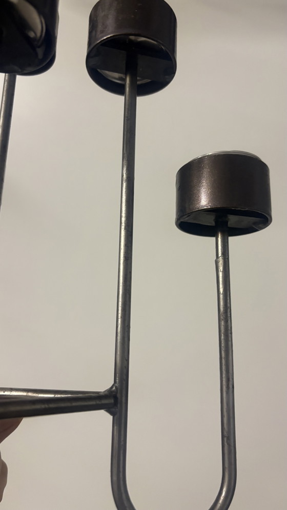 Image 1 of Vintage Scandinavian design Tommy Larsen Design candlestick from Denmark metal