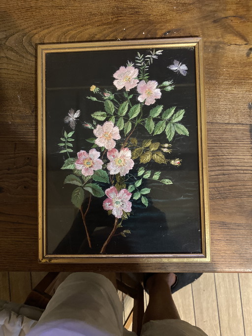 Tableau en broderie 