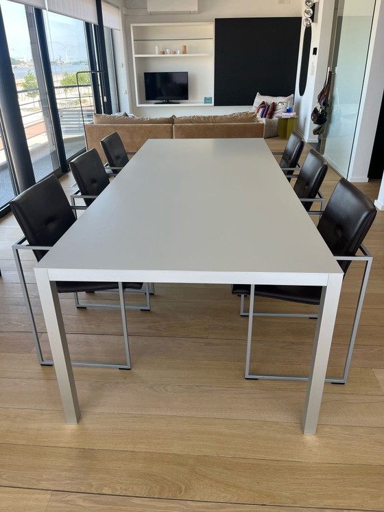 Image 1 of 8 Arco designer chairs + matching dining table (separately or as a set)