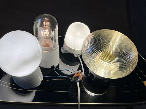 Image 1 of 4 lampade in ceramica di metà secolo