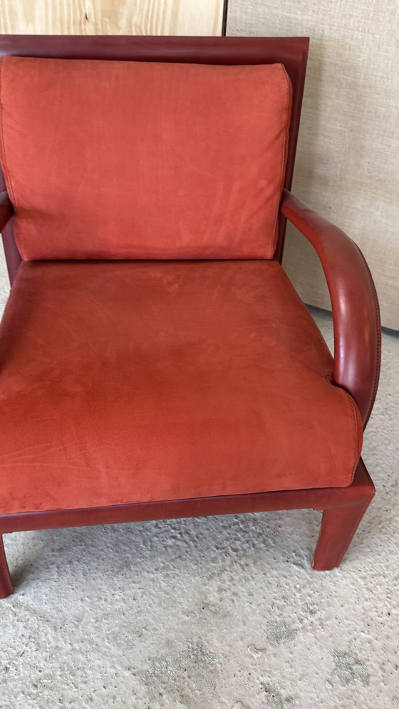 Image 1 of 2x Roche Bobois Leather Seat